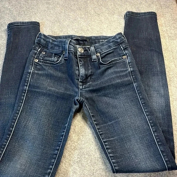 Fidelity Denim Denim - Fidelity Mid Rise  Ultra Slim Blue on Blue Wash 24*30.